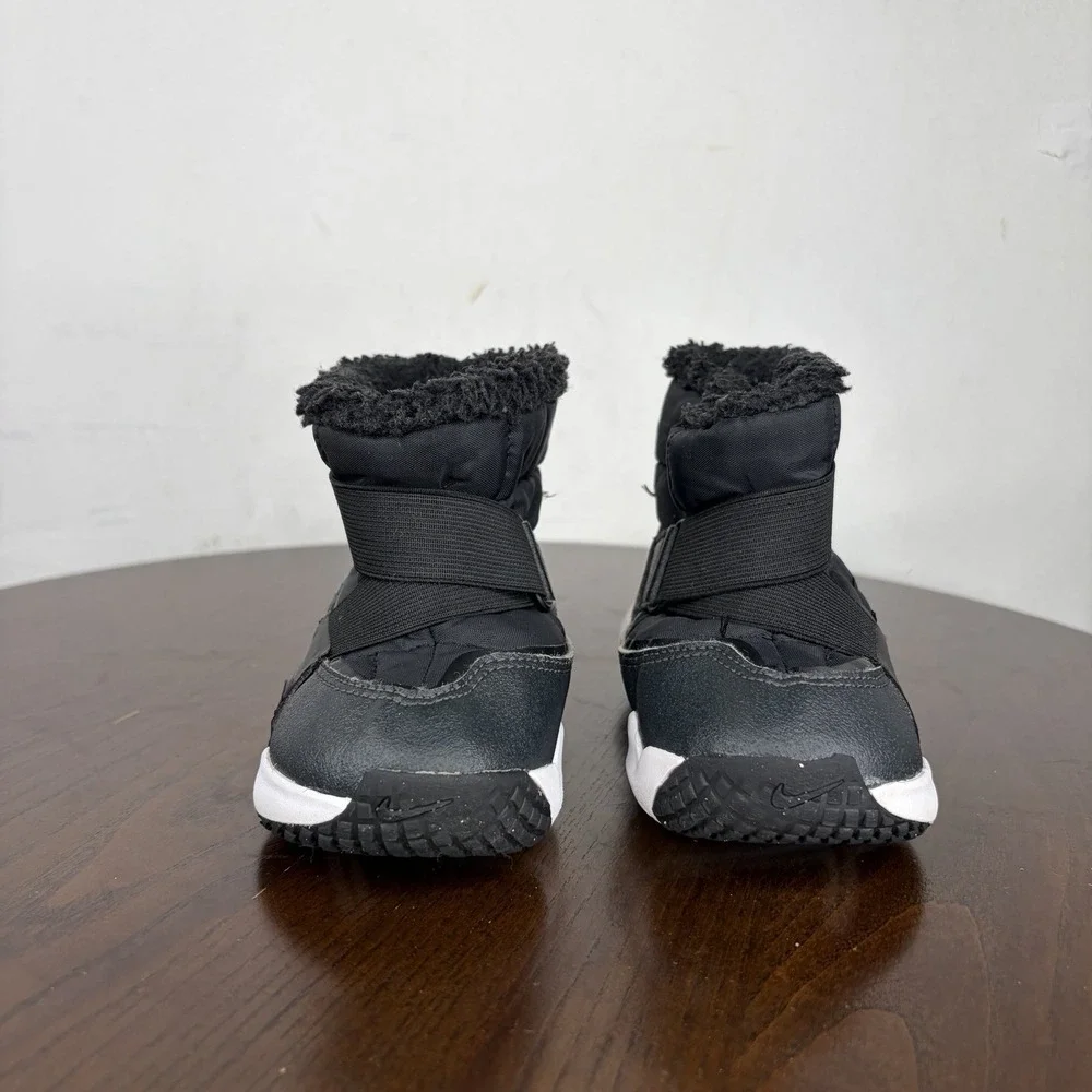 Nike Flex Advance Boots Toddler Preschool Kids 9C Black Winter Shoes DD0303-005
